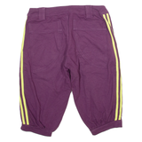 ADIDAS Womens Casual Shorts Purple UK 10 W32