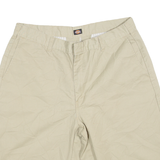 DICKIES Mens Workwear Shorts Beige M W34