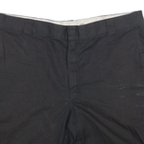 DICKIES Mens Workwear Shorts Black Relaxed 2XL W42