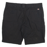 DICKIES Mens Workwear Shorts Black Relaxed 2XL W42
