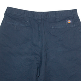 DICKIES Mens Workwear Shorts Blue L W36