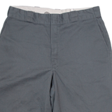 DICKIES Mens Workwear Shorts Grey Loose L W36