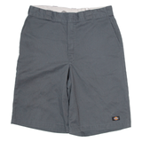 DICKIES Mens Workwear Shorts Grey Loose L W36