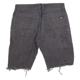 DICKIES Womens Pedal Pushers Shorts Grey M W32