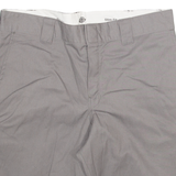 DICKIES Mens Workwear Shorts Grey Slim L W36