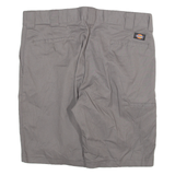 DICKIES Mens Workwear Shorts Grey Slim L W36