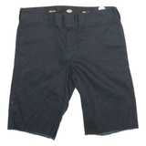 DICKIES Mens Pedal Pushers Shorts Black Slim M W34