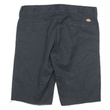 DICKIES Mens Pedal Pushers Shorts Black Slim M W34