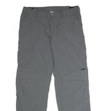 COLUMBIA Outdoor Womens Trousers Grey Regular Straight W34 L32