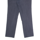 DOCKERS Mens Twill Trousers Grey Slim Straight W36 L32