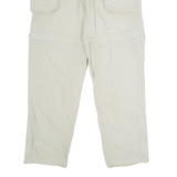 COLUMBIA Outdoor Womens Trousers Cream Regular Straight W28 L29