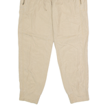 MARC O'POLO Cuffed Mens Trousers Beige Regular Tapered W28 L28