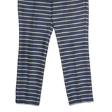 ZARA Striped Womens Trousers Blue Regular Tapered W30 L26