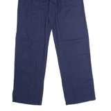 Mens Trousers Blue Regular Straight W26 L28