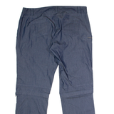 DECATHALON Outdoor Womens Trousers Blue Regular Straight W38 L30