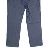 DECATHALON Outdoor Womens Trousers Blue Regular Straight W38 L30