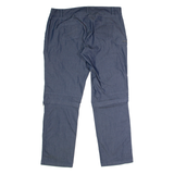 DECATHALON Outdoor Womens Trousers Blue Regular Straight W38 L30