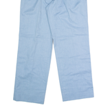 MCGREGOR Pleated Mens Trousers Blue Regular Straight W36 L30