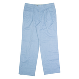 MCGREGOR Pleated Mens Trousers Blue Regular Straight W36 L30