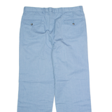 MCGREGOR Pleated Mens Trousers Blue Regular Straight W36 L30