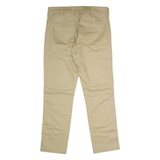 DICKIES Mens Twill Trousers Beige Regular Straight W34 L32