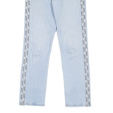 LEVI'S 501 Jeans Spell-Out Premium Womens Blue Regular Straight W26 L28