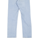 LEVI'S 501 Jeans Spell-Out Premium Womens Blue Regular Straight W26 L28