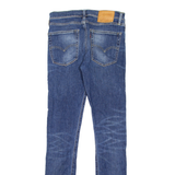 LEVI'S 519 Jeans Mens Blue Slim Skinny Stone Wash W30 L34