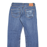 LEVI'S 501 Jeans Mens Blue Regular Straight Stone Wash W30 L32