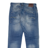 G-STAR RAW Mens Jeans Blue Regular Straight Stone Wash W33 L27