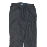 REEBOK Mens Track Pants Black Straight L W32 L31
