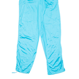 Womens Track Pants Blue Wide-Leg M W26 L32