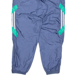 ADIDAS Womens Track Pants Blue Tapered L W31 L31