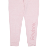 REEBOK Womens Joggers Pink Tapered XS W28 L28
