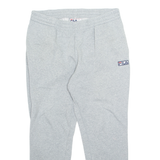 FILA Mens Joggers Grey Tapered L W34 L28
