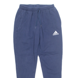 ADIDAS Mens Joggers Blue Tapered S W24 L27