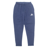 ADIDAS Mens Joggers Blue Tapered S W24 L27