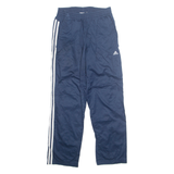 ADIDAS Mesh Lined Mens Track Pants Blue Straight M W29 L31