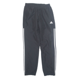 ADIDAS Mens Track Pants Black Tapered S W28 L30