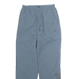 ADIDAS Mesh Lined Mens Track Pants Blue Tapered S W27 L33