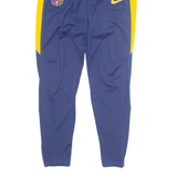 NIKE DRI FIT FC Barcelona Mens Track Pants Blue Skinny M W29 L27