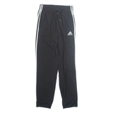 ADIDAS Primegreen Mens Track Pants Black Tapered S W26 L30