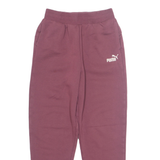 PUMA Womens Joggers Maroon Tapered S W25 L27