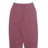 PUMA Womens Joggers Maroon Tapered S W25 L27