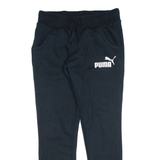 PUMA Womens Joggers Blue Tapered L W34 L31