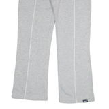 REEBOK Womens Track Pants Grey Straight UK 12 W34 L28