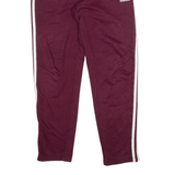 ADIDAS Womens Sweatpants Maroon Straight S W26 L28