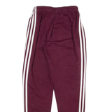 ADIDAS Womens Sweatpants Maroon Straight S W26 L28