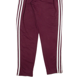 ADIDAS Womens Sweatpants Maroon Straight S W26 L28