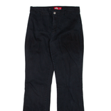 DICKIES Workwear Womens Trousers Black Slim Bootcut W28 L30